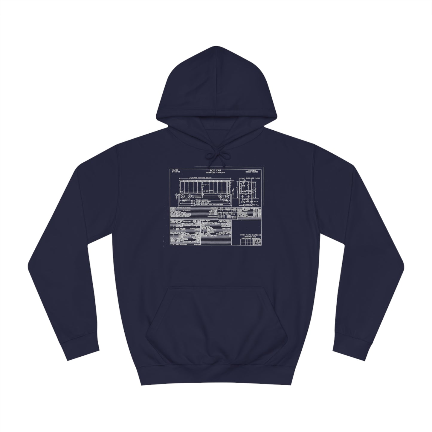 Overspray Box Car Hoodie