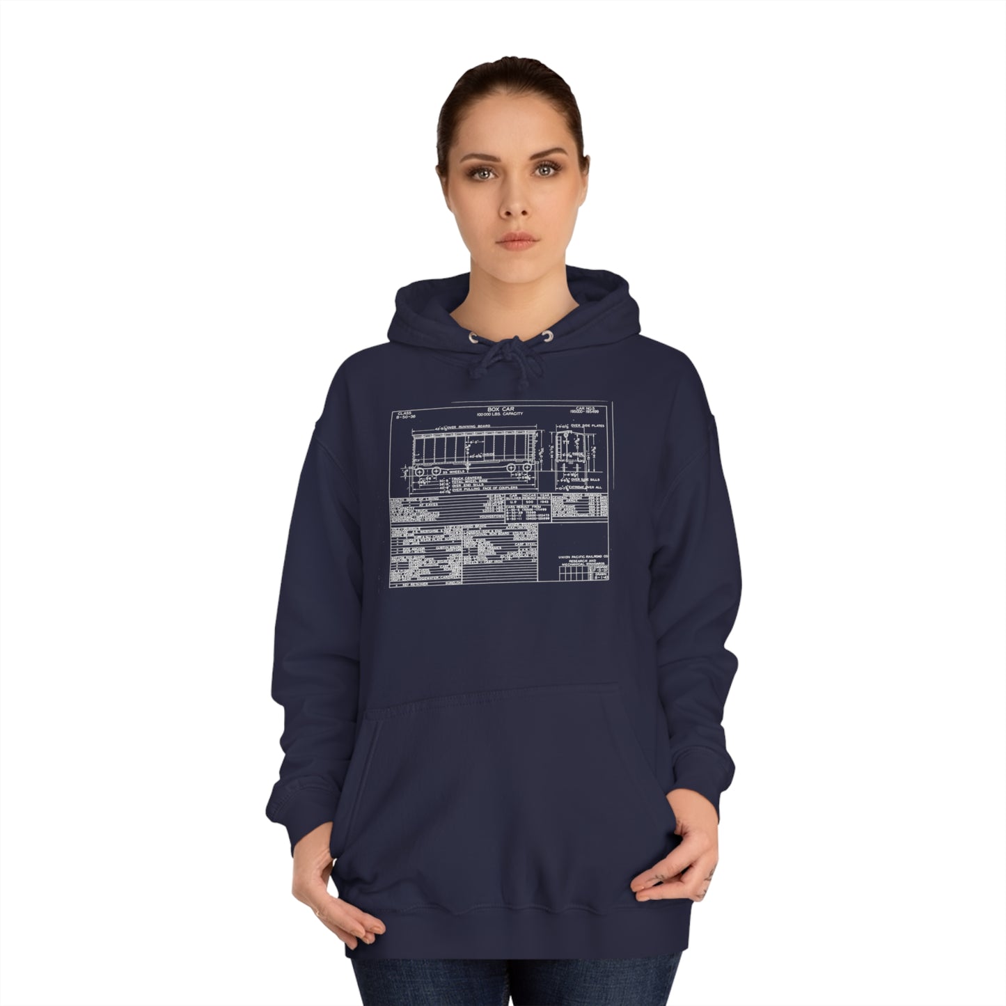 Overspray Box Car Hoodie