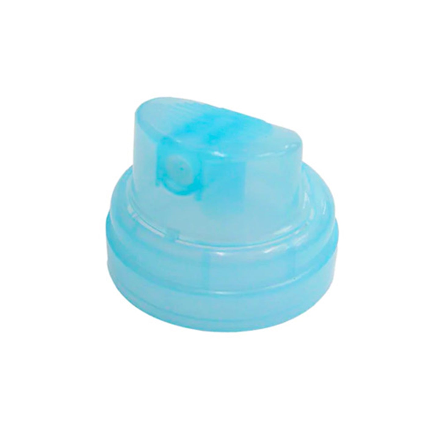 Transparent Blue Spray paint cap female Rustoleum adapter