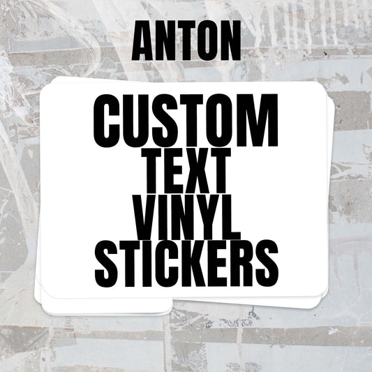 Custom Rectangle Vinyl Stickers