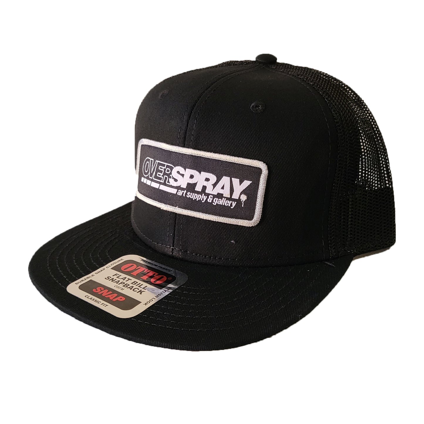 Patch Cap Black Mesh