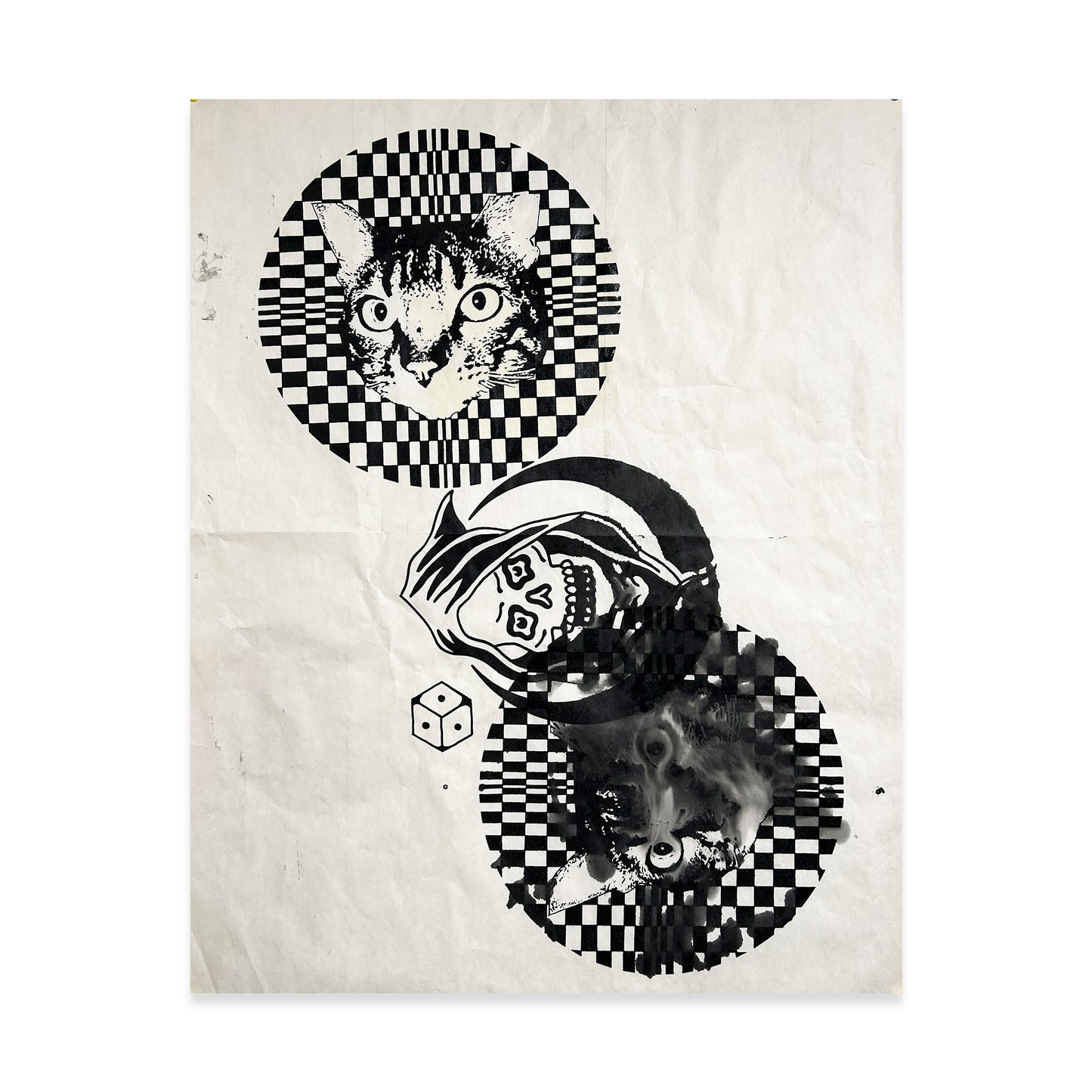 CAT GODS Reaper Screenprint by CAT GODS