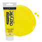 Daler & Rowney beginner's lemon yellow acrylic paint tube