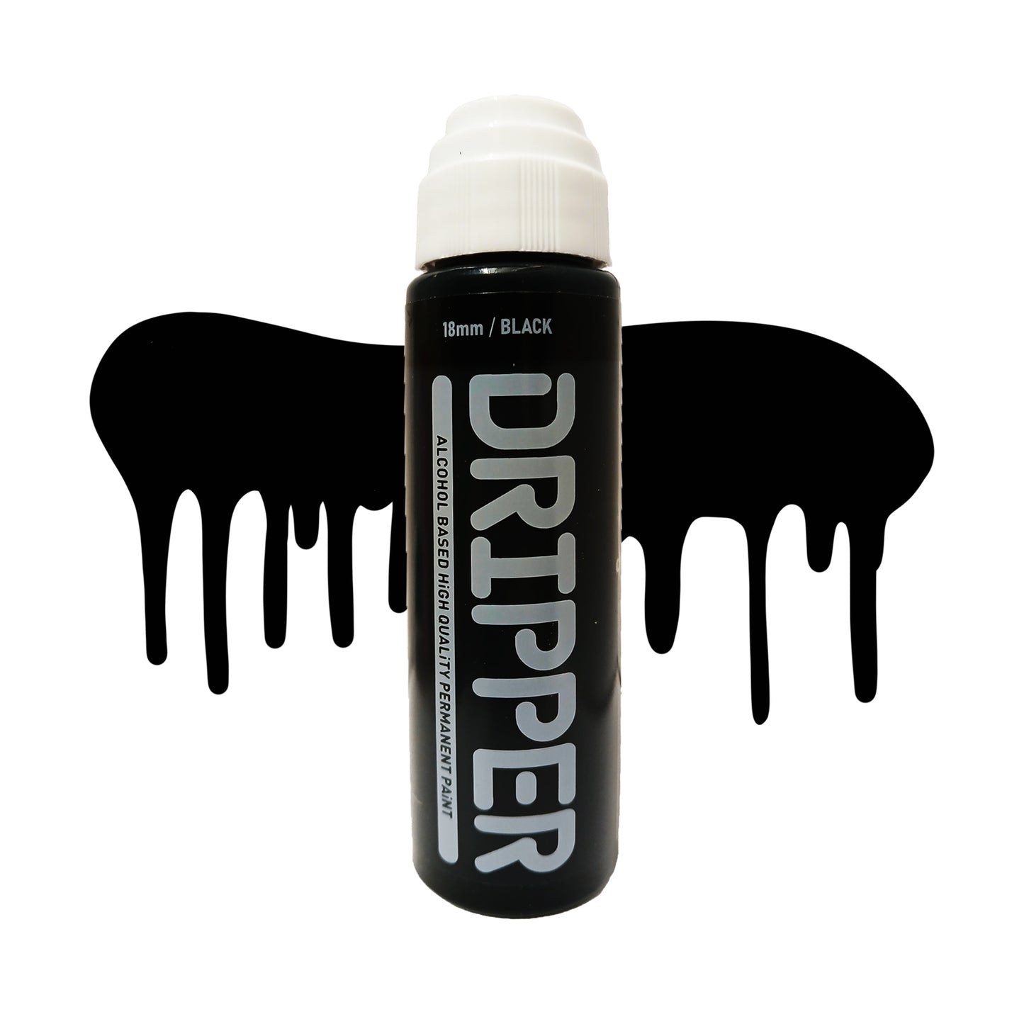 Dope Paint, Graffiti Squeeze Dripper Mop Marker in black.