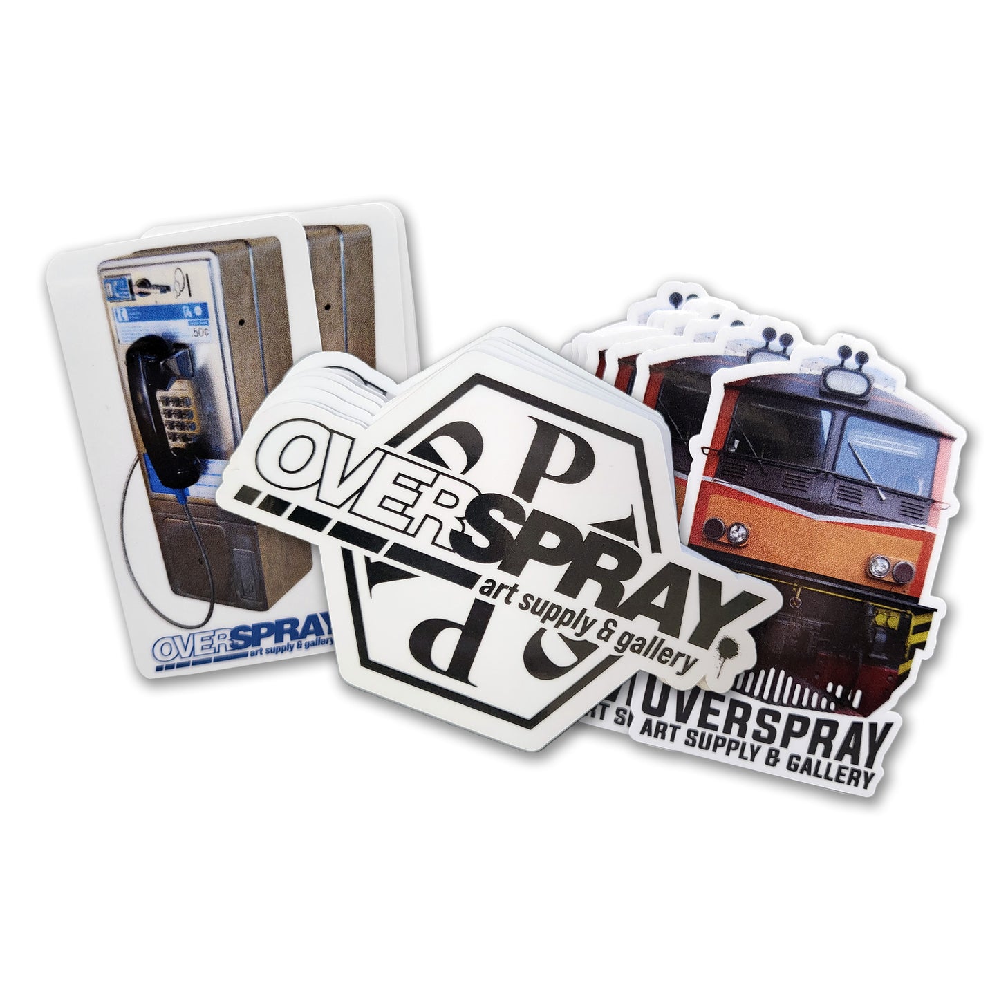 Overspray Stickers