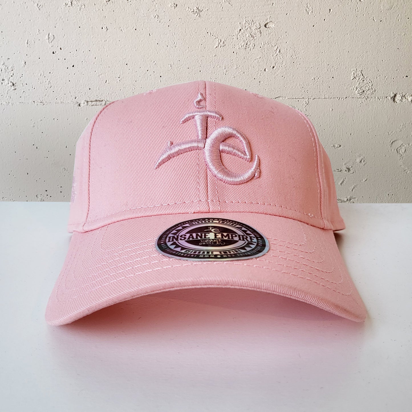 Local artist clothing brand inland empire women's pink snap back