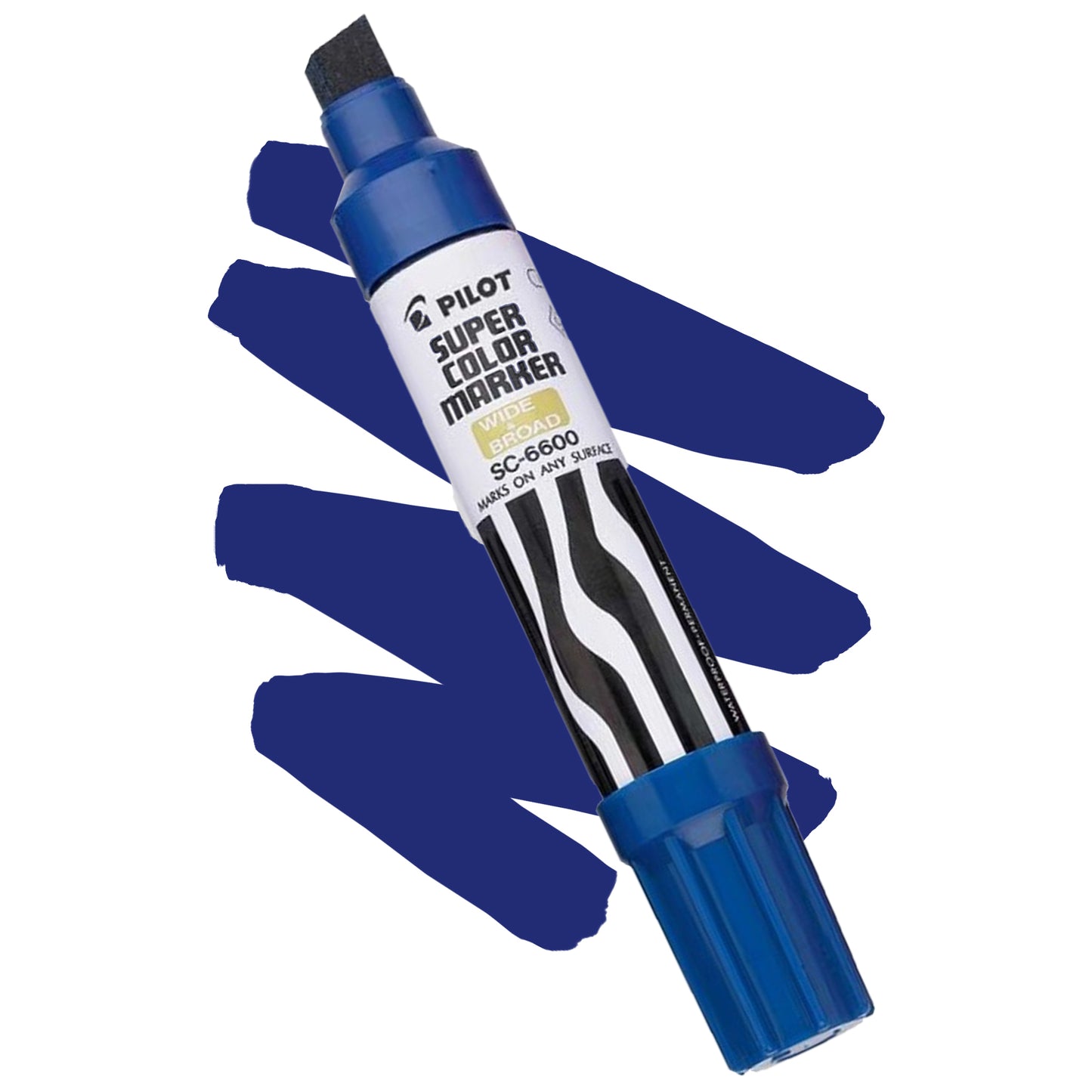 Pilot extra large jumbo xylene based marker in  blue.