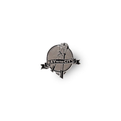 Key To The City Bolt Cutter Enamel Pin