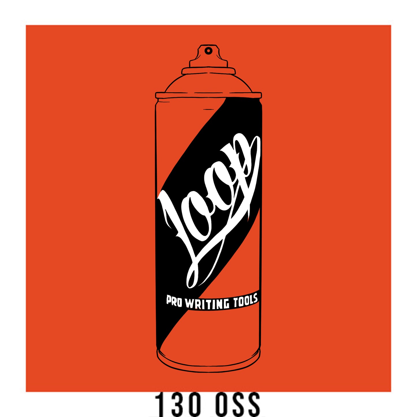 Loop colors spray paint in oss orange