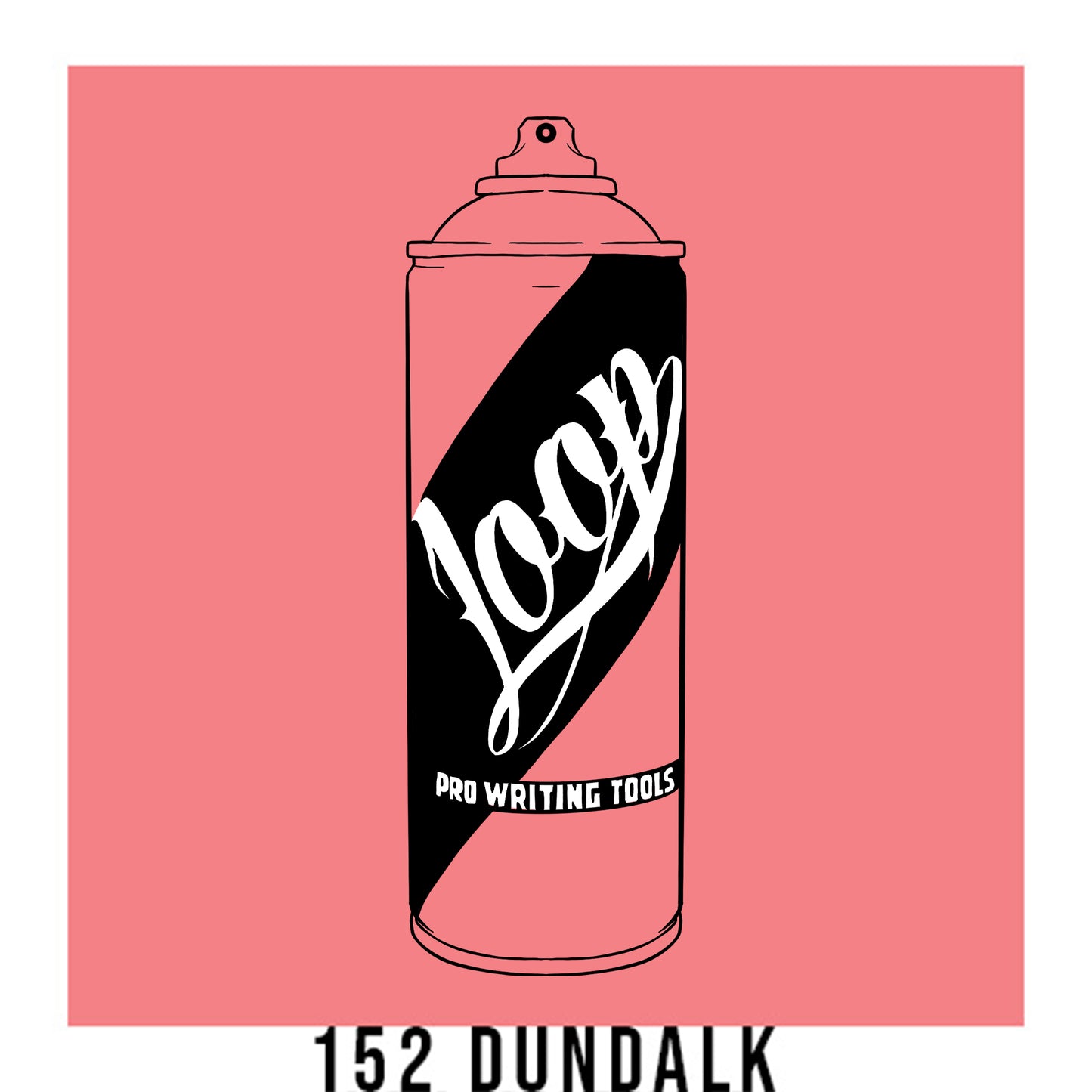 Loop colors artist spray paint in Dundalk pink.