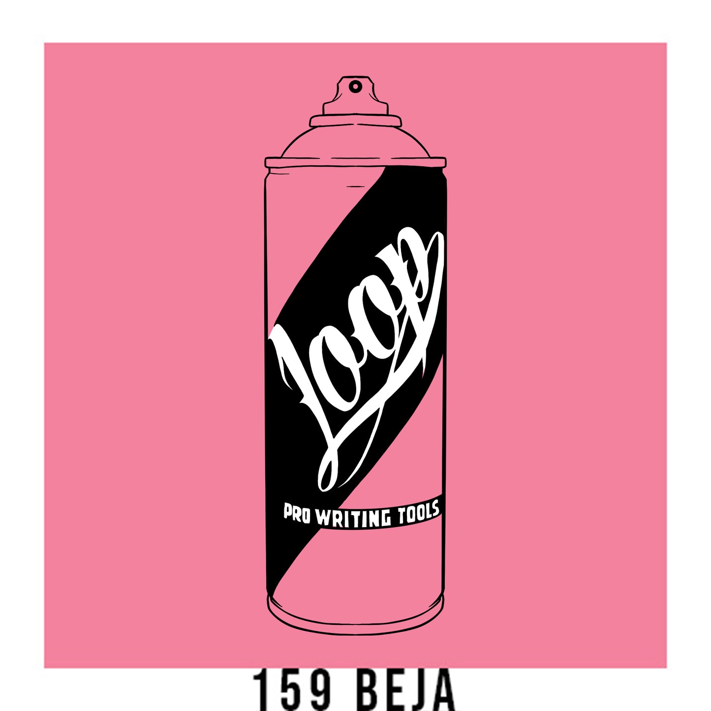 Loop colors artist spray paint in Beja pink.