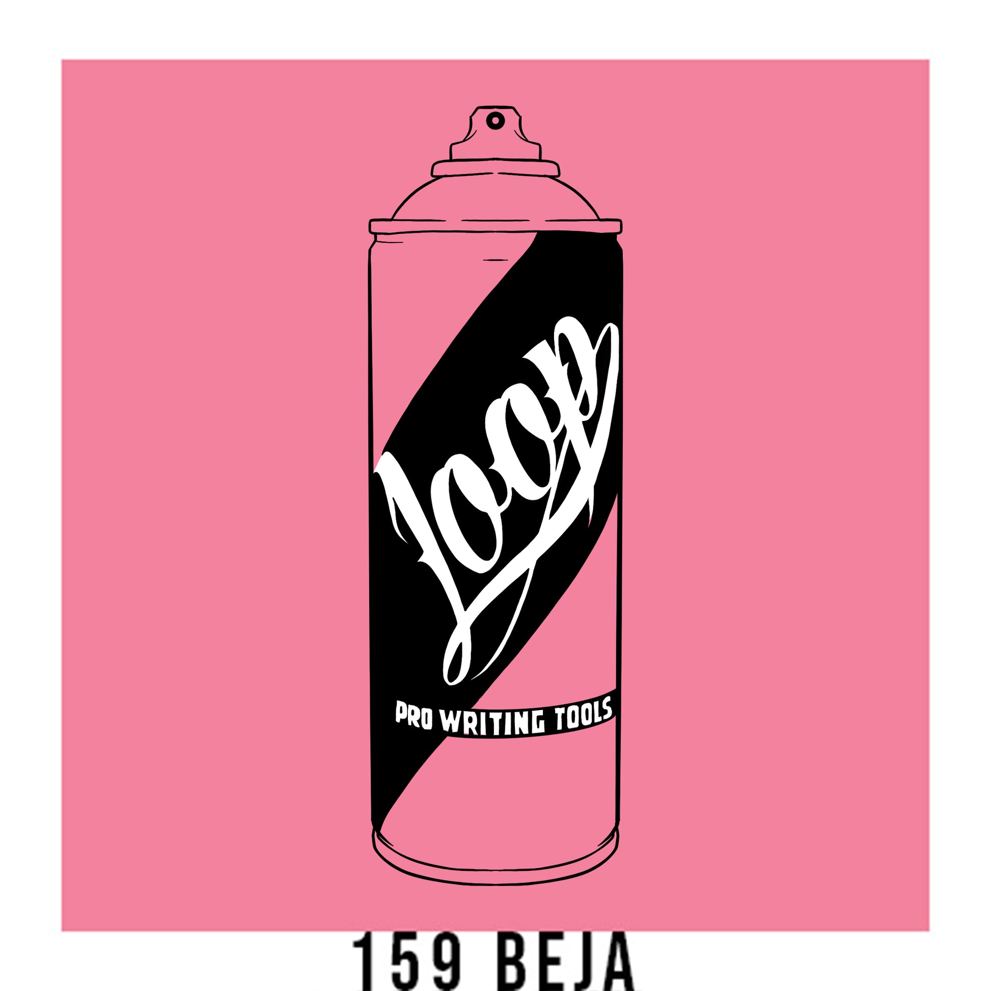 Loop colors artist spray paint in Beja pink.