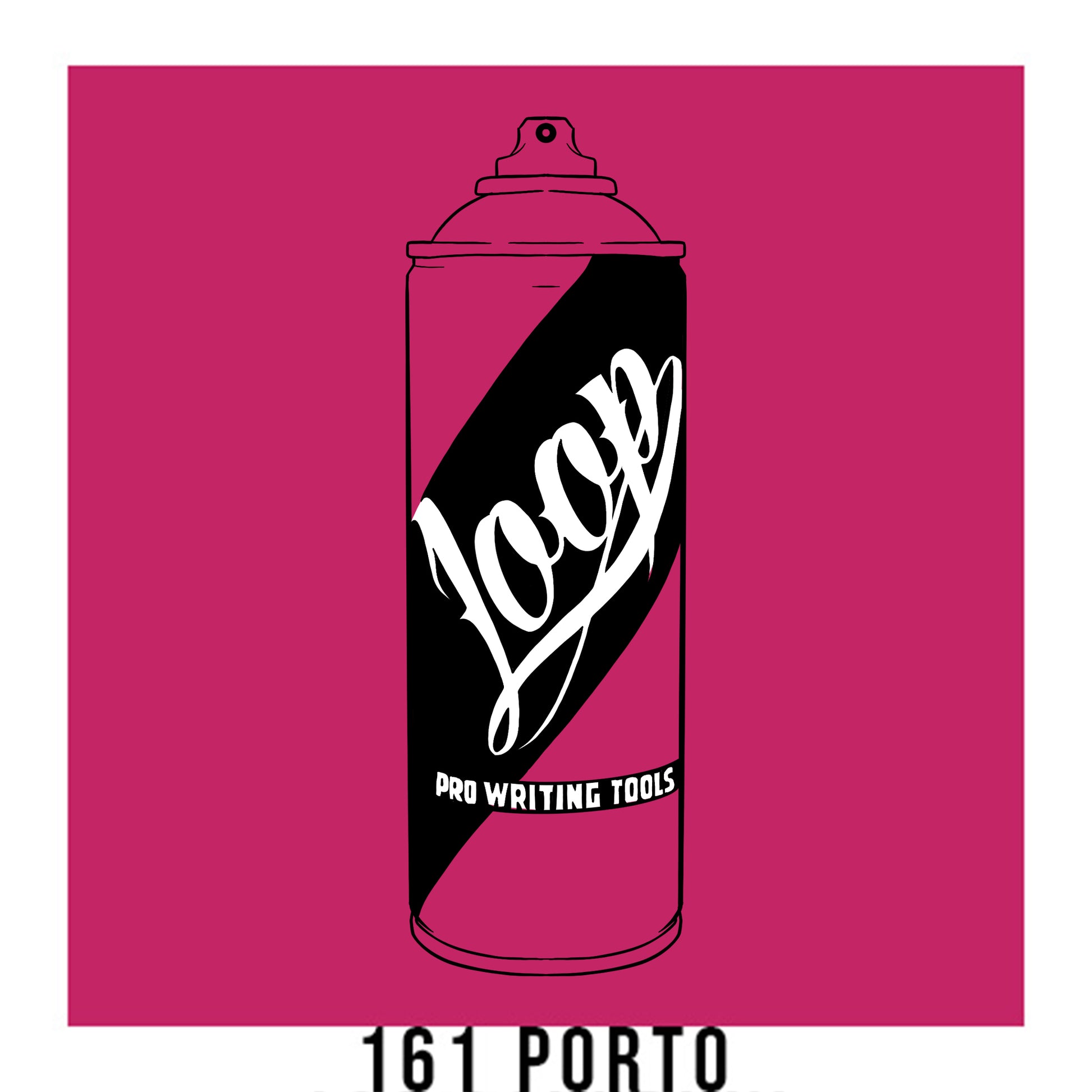 Loop colors artist spray paint in Porto dark pink.