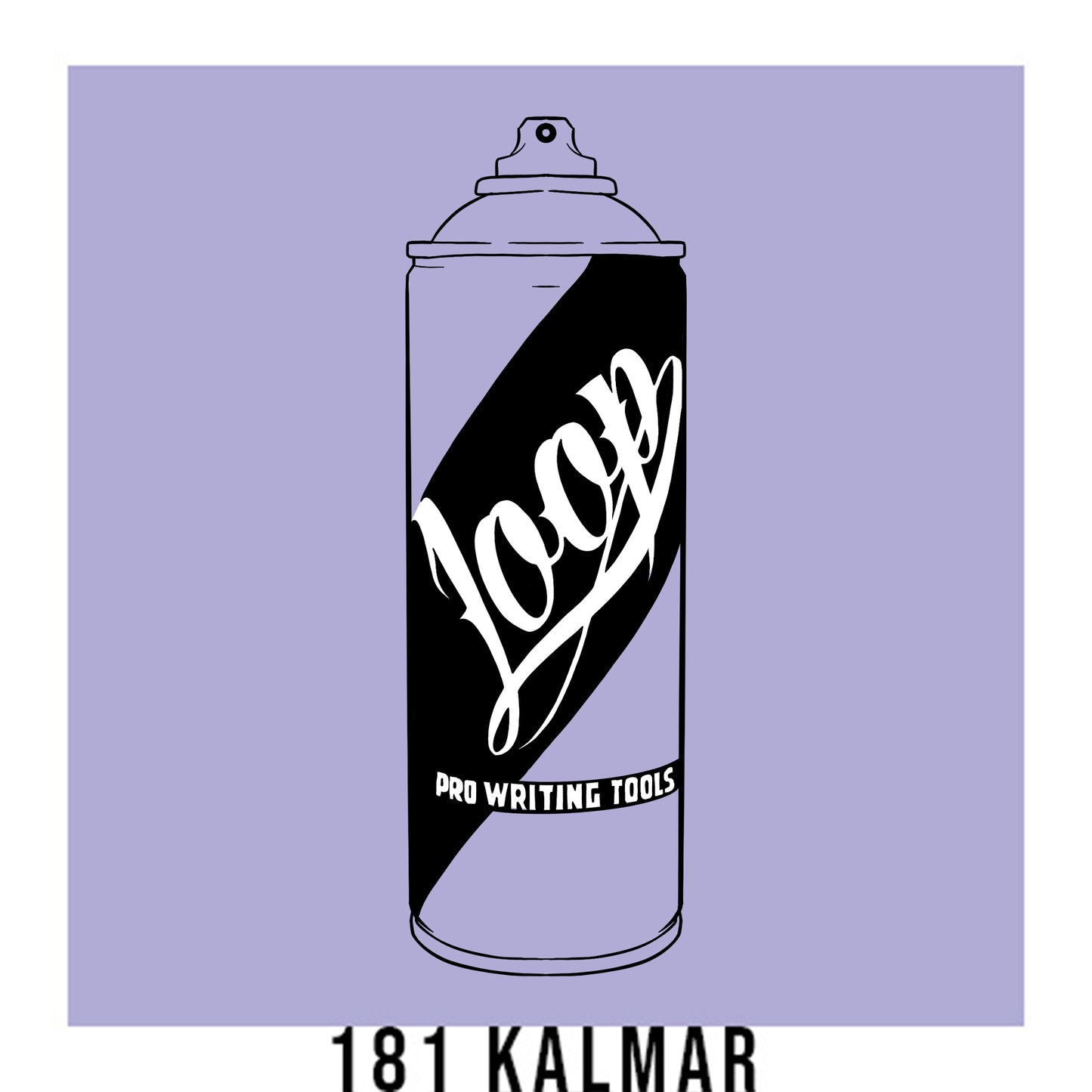 Loop colors artist spray paint in Kalmar pastel violet.
