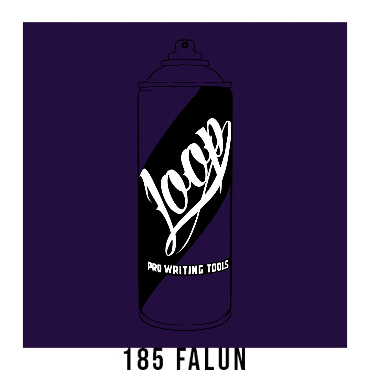 Loop colors artist spray paint in Falun dark violet.