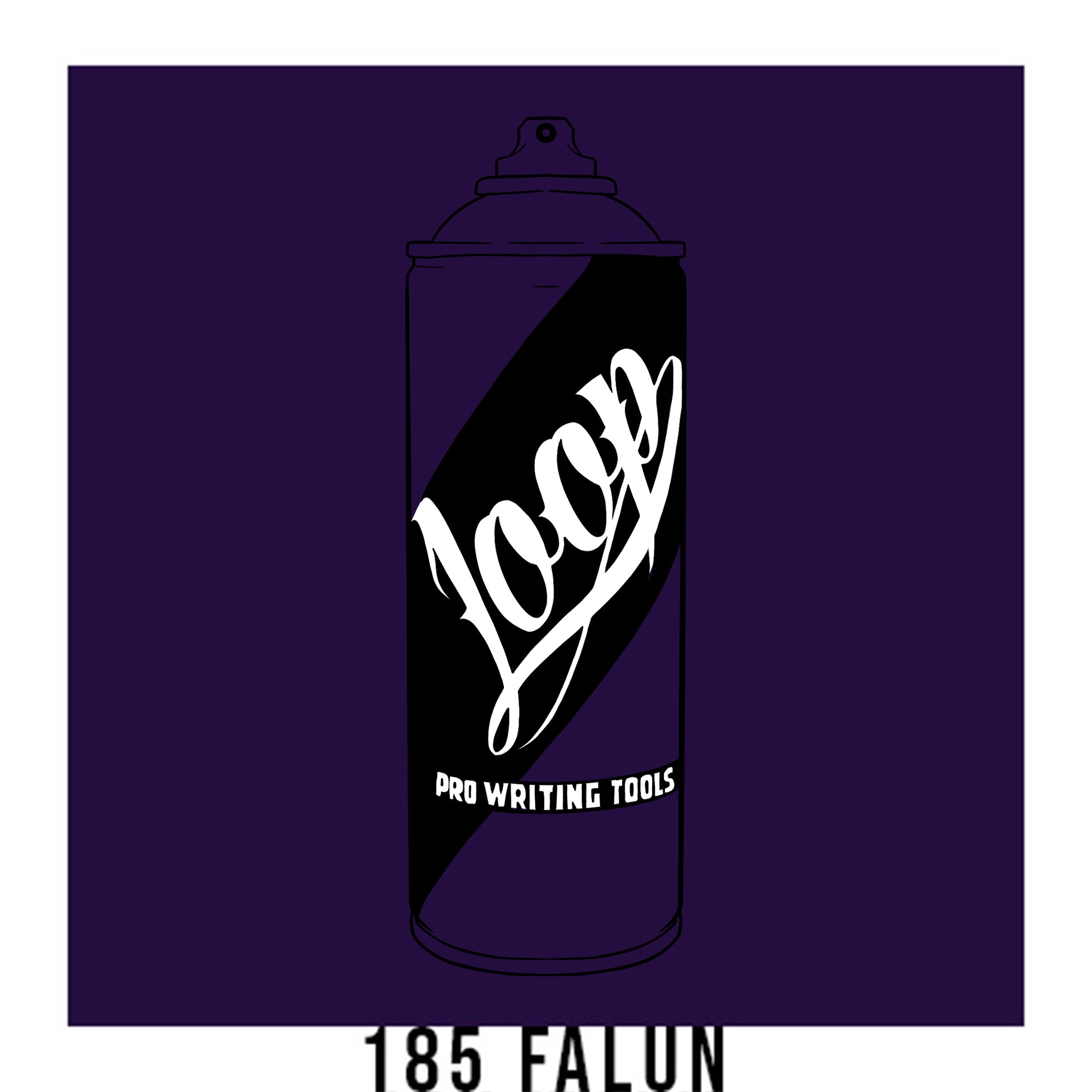 Loop colors artist spray paint in Falun dark violet.