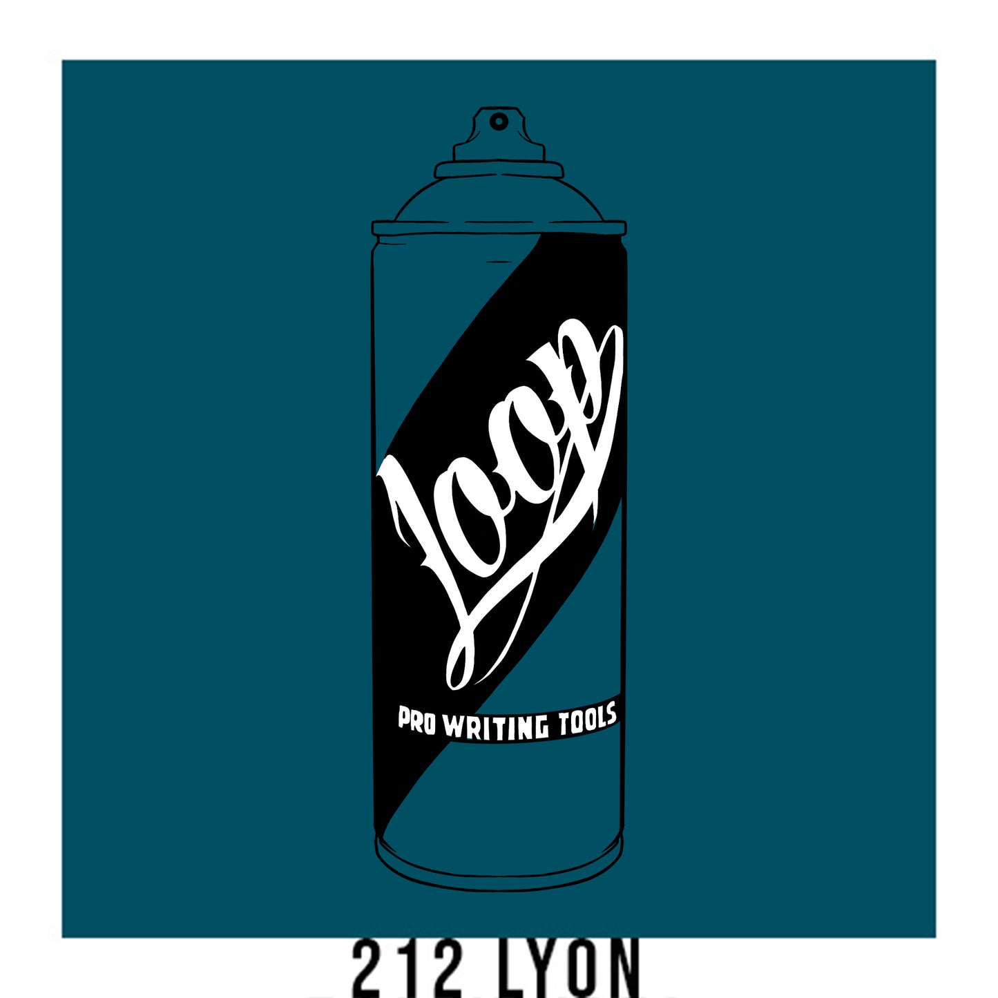Loop colors artist spray paint in Lyon navy blue.