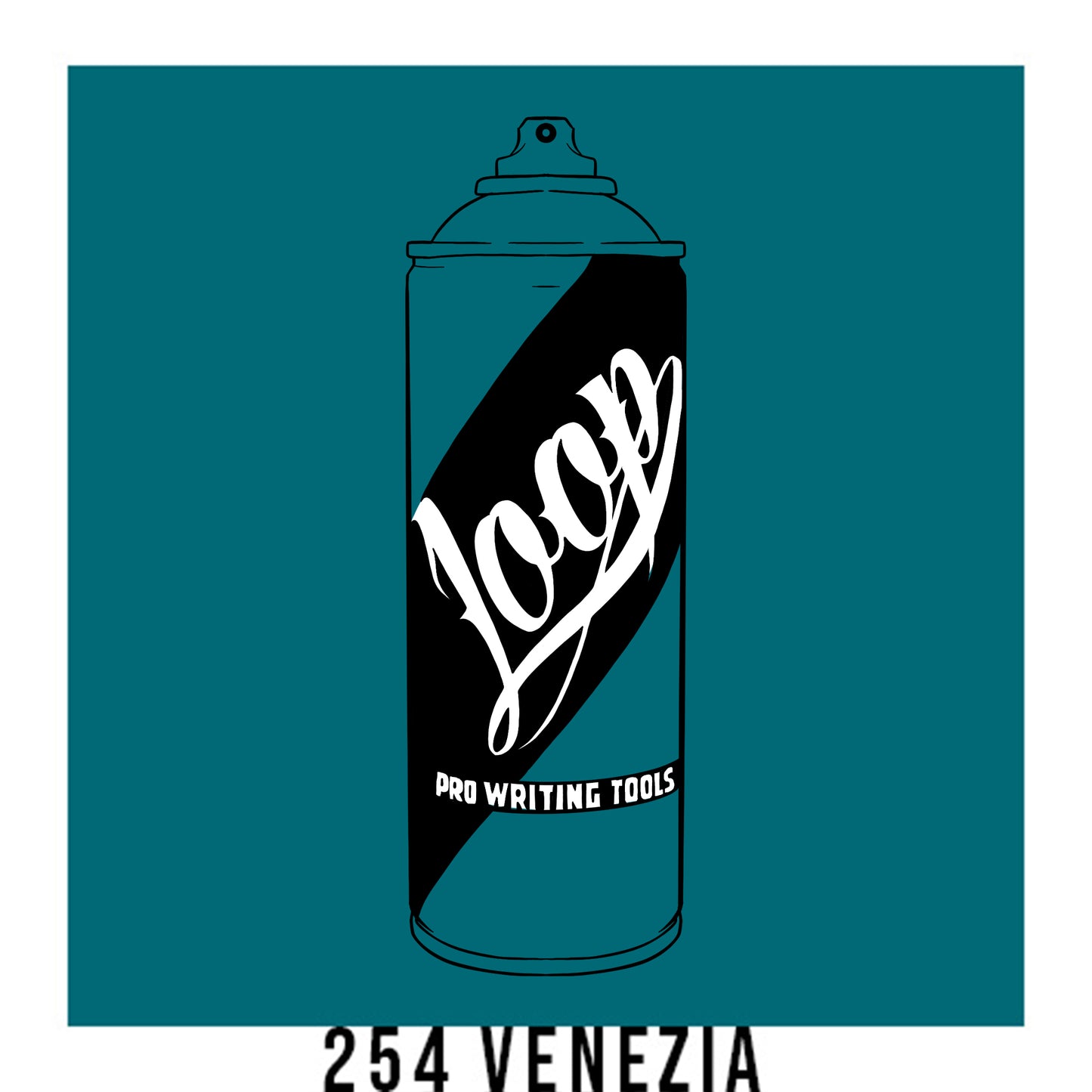 Loop colors artist spray paint in Venezia turquoise
