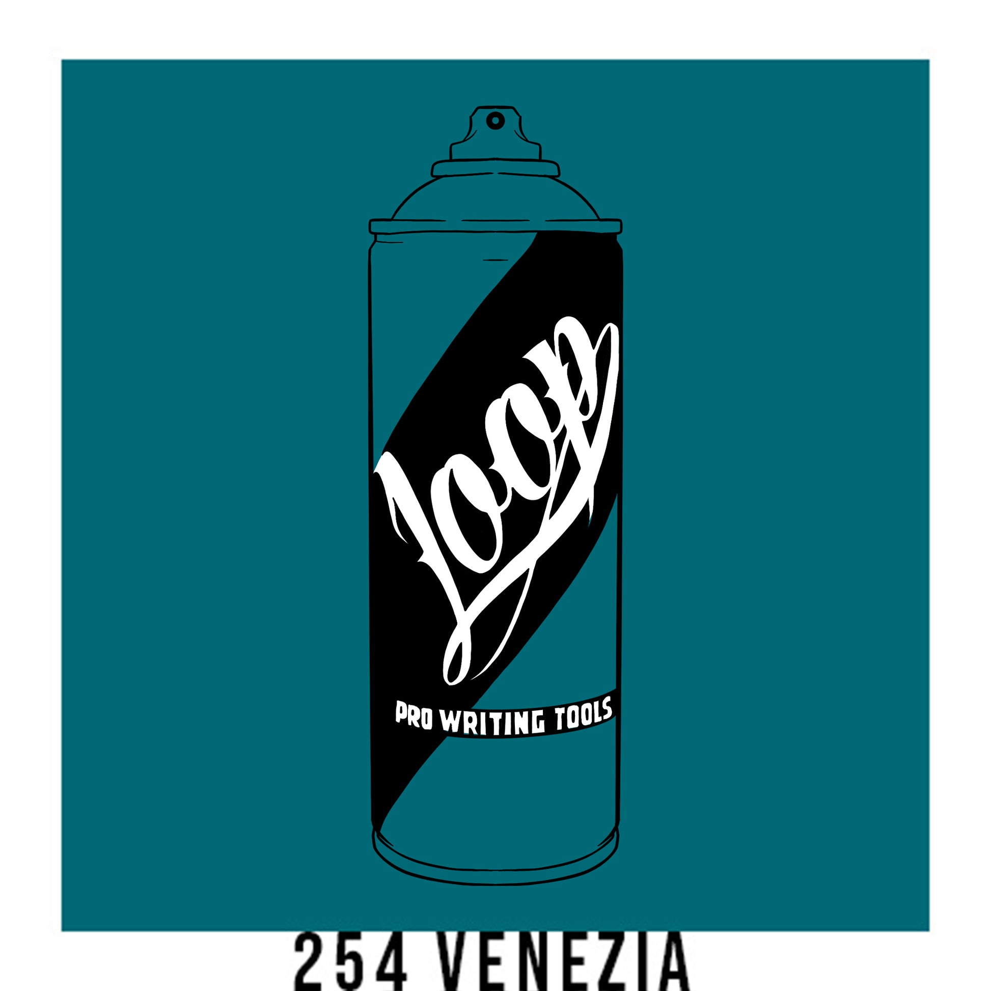 Loop colors artist spray paint in Venezia turquoise