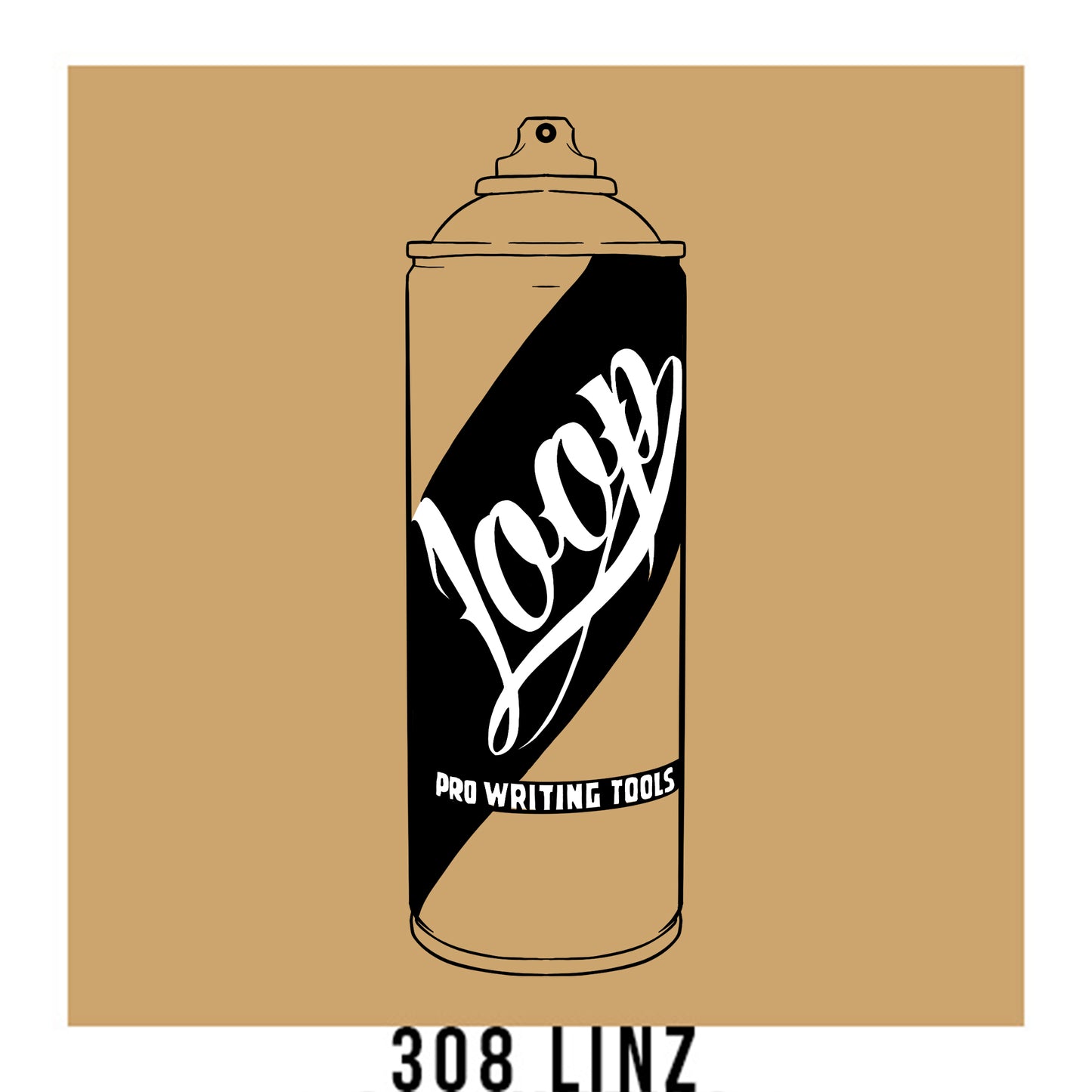 Loop Colors spray paint can in the color Linz beige