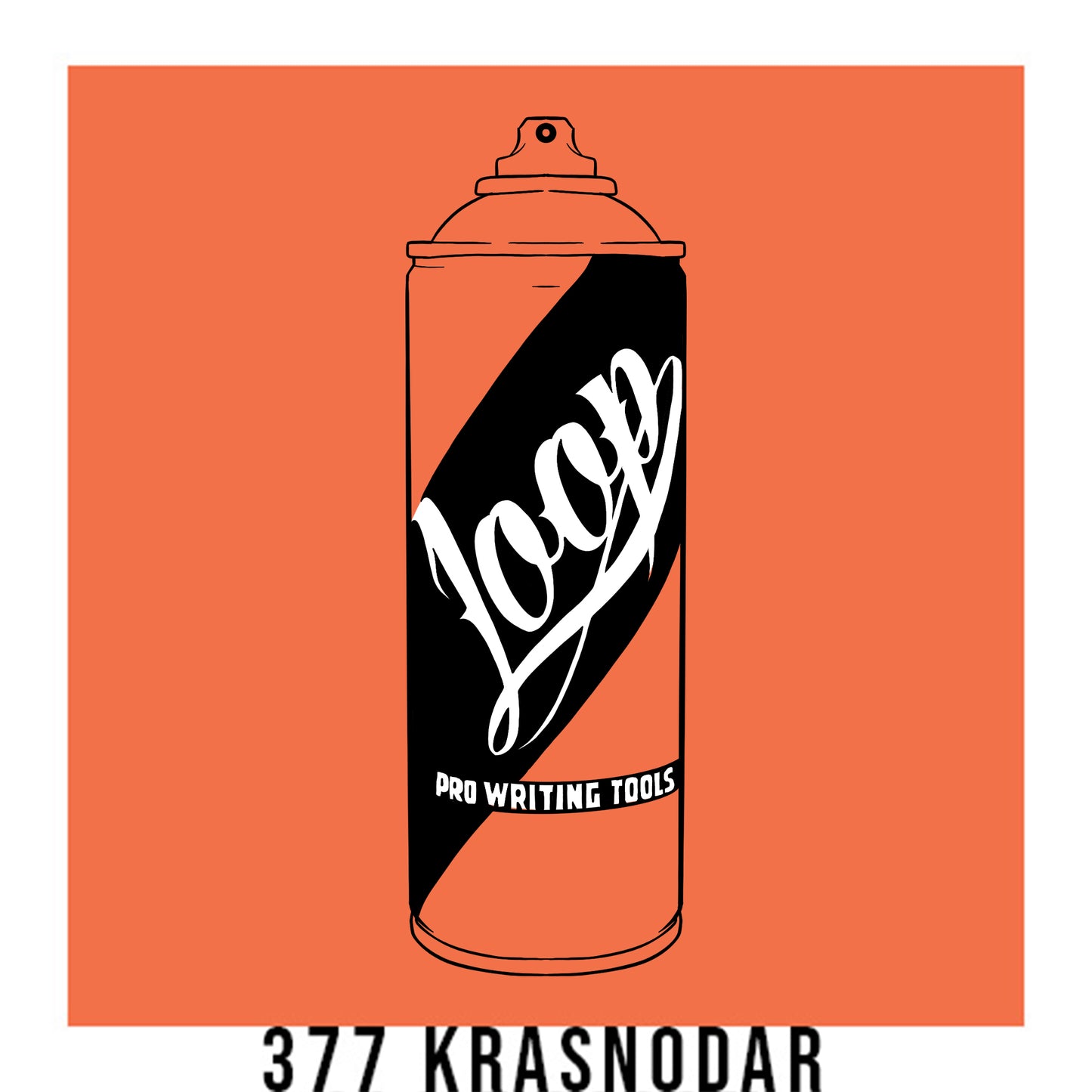 Loop Colors spray paint can in the color Krasnodar orange