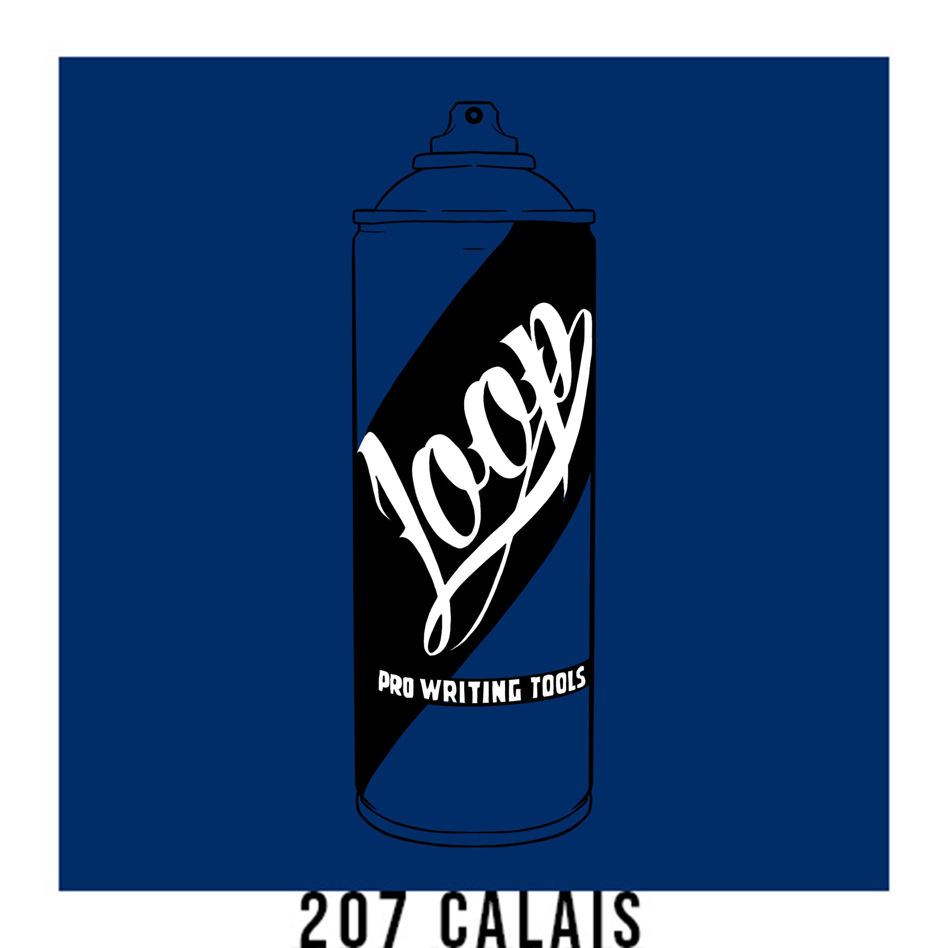 Loop colors artist spray paint in Calais blue.