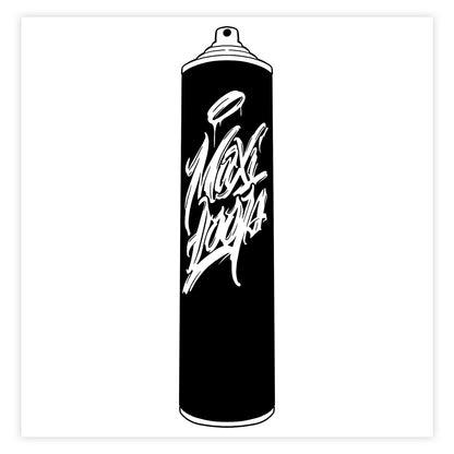 Loop maxi artist spray paint in color white.