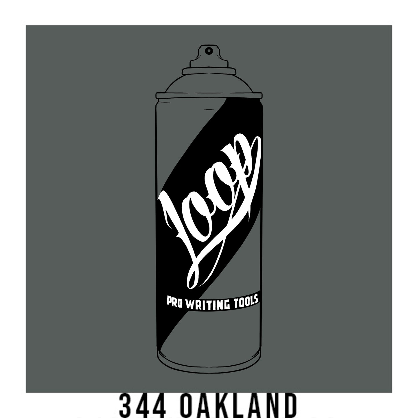 Loop Colors spray paint can in the color Oakland grey