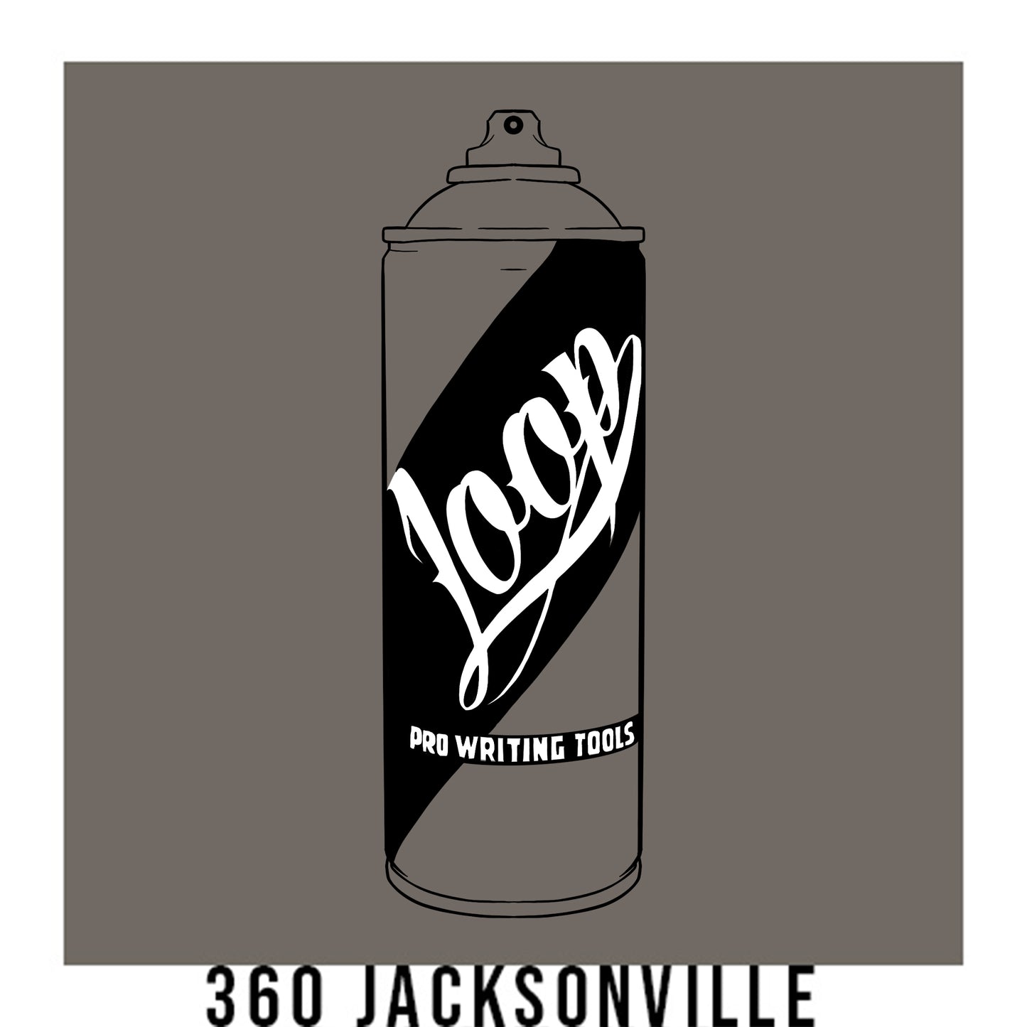 Loop Colors spray paint can in the color Jacksonville
