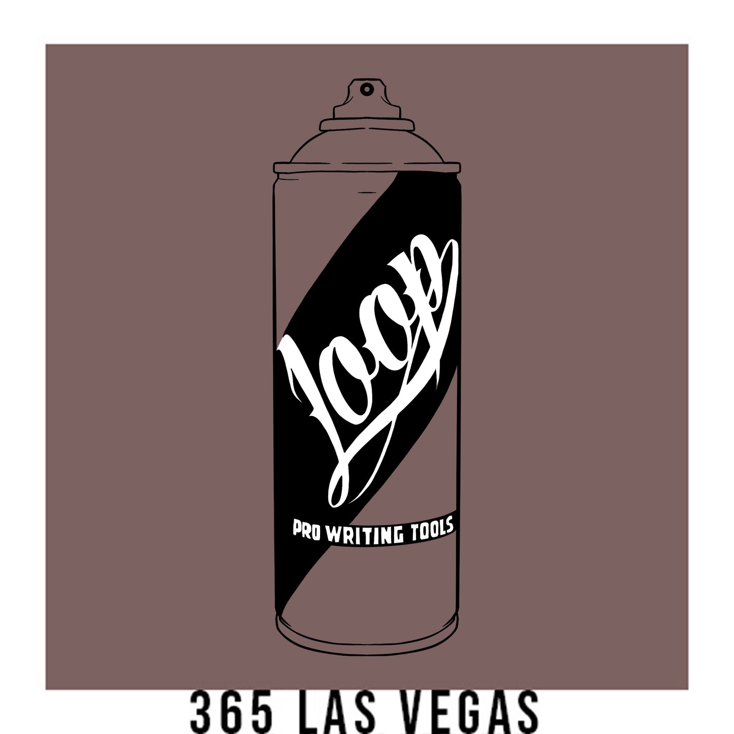 Loop Colors spray paint can in the color Las Vegas stone grey