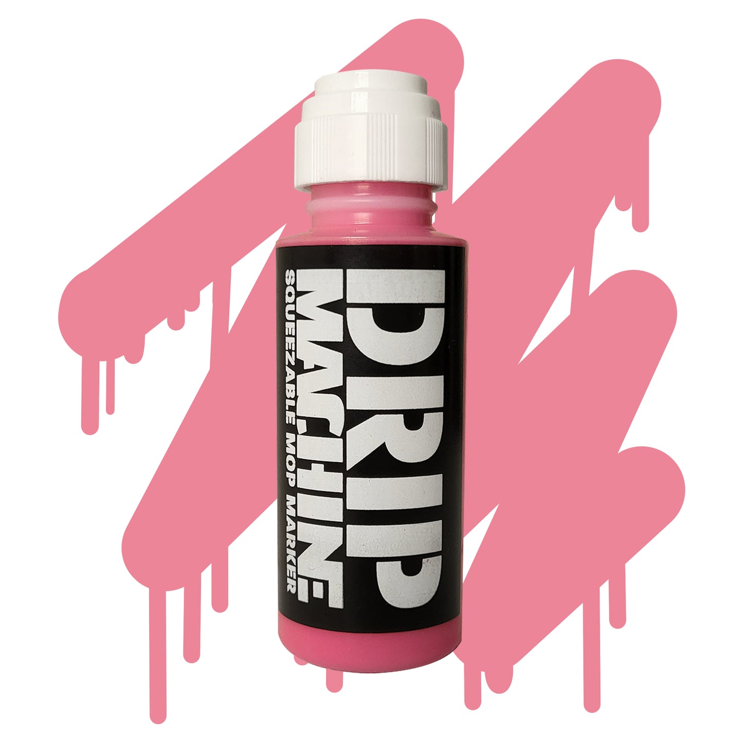 Machine studio graffiti mop, dripper paint marker in pink