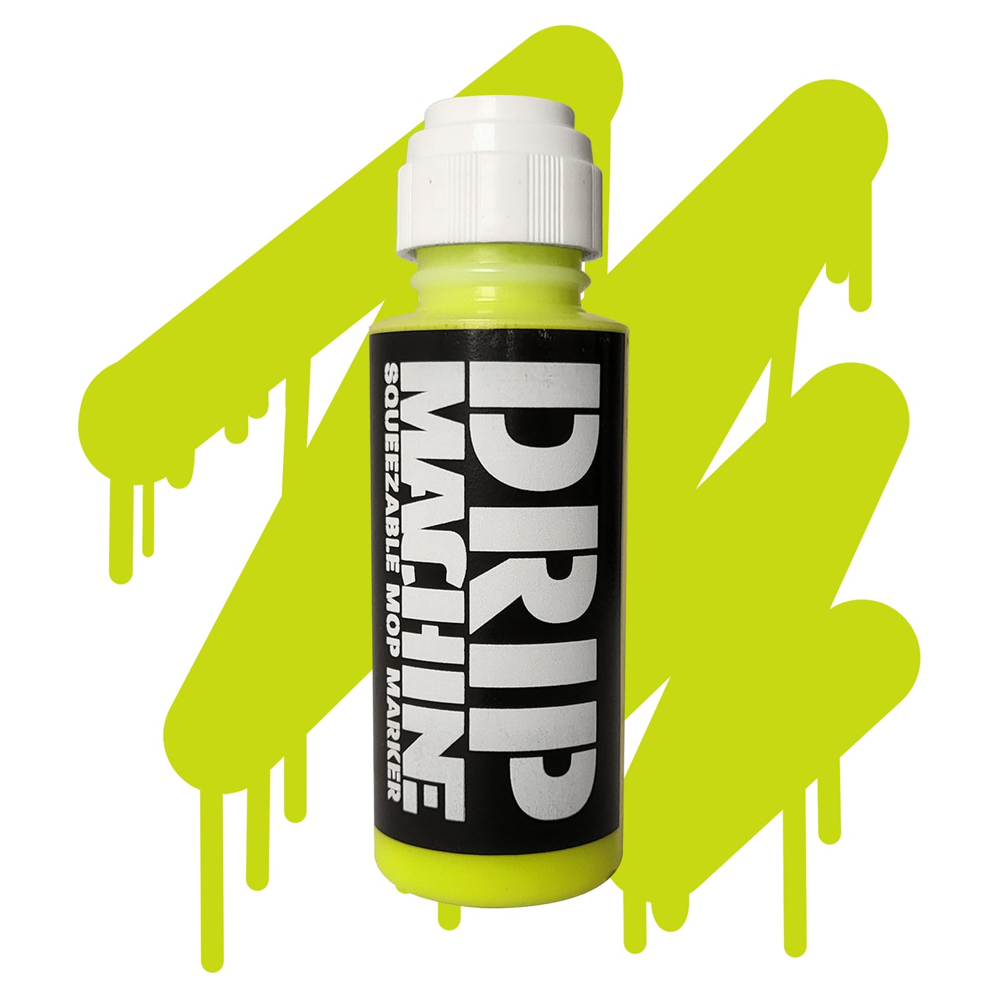 Machine studio graffiti mop, dripper paint marker in green