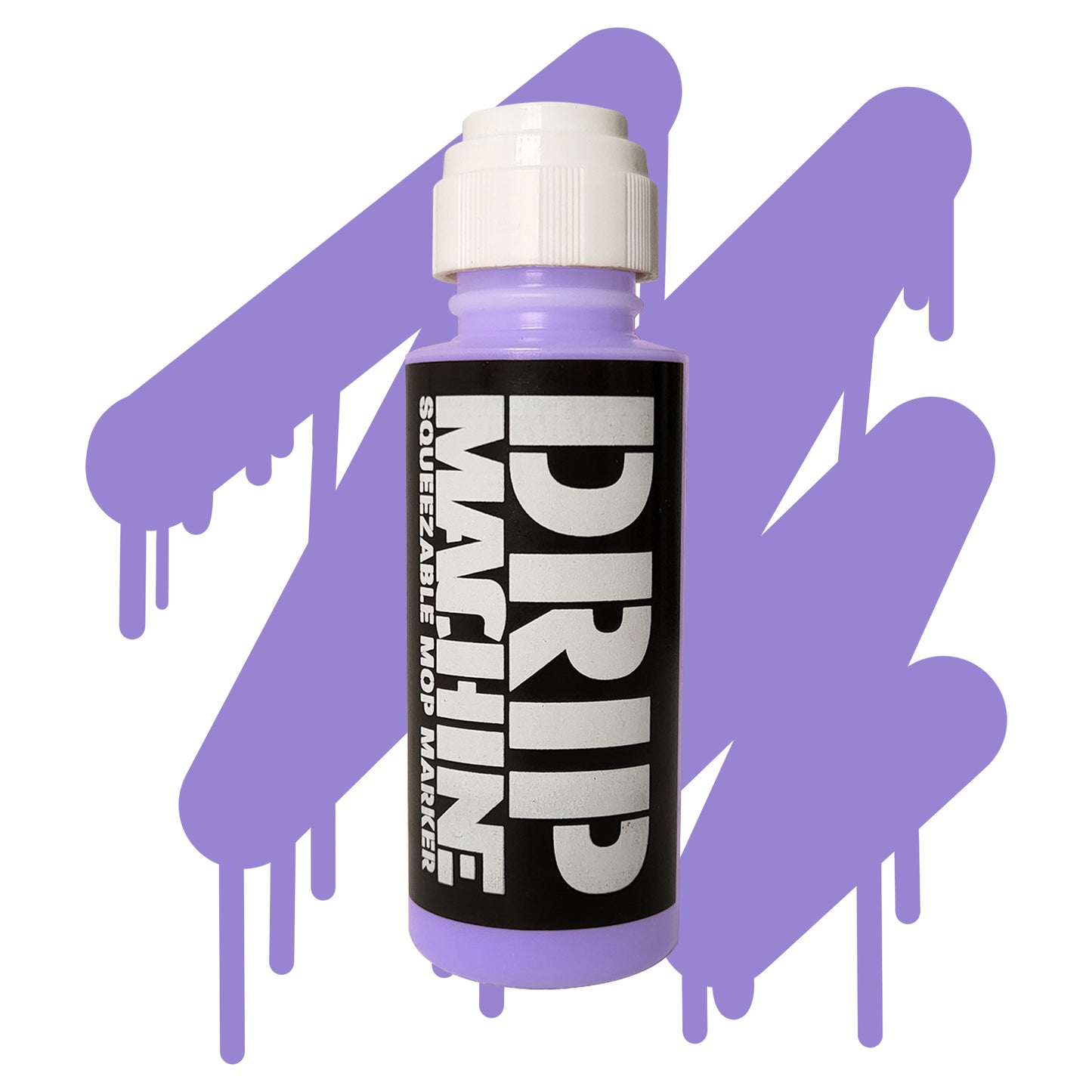 Machine studio graffiti mop, dripper paint marker in purple