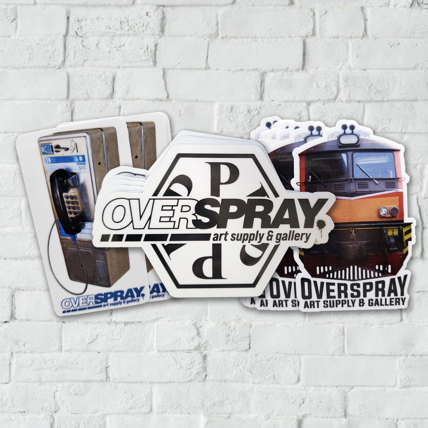 Overspray Stickers