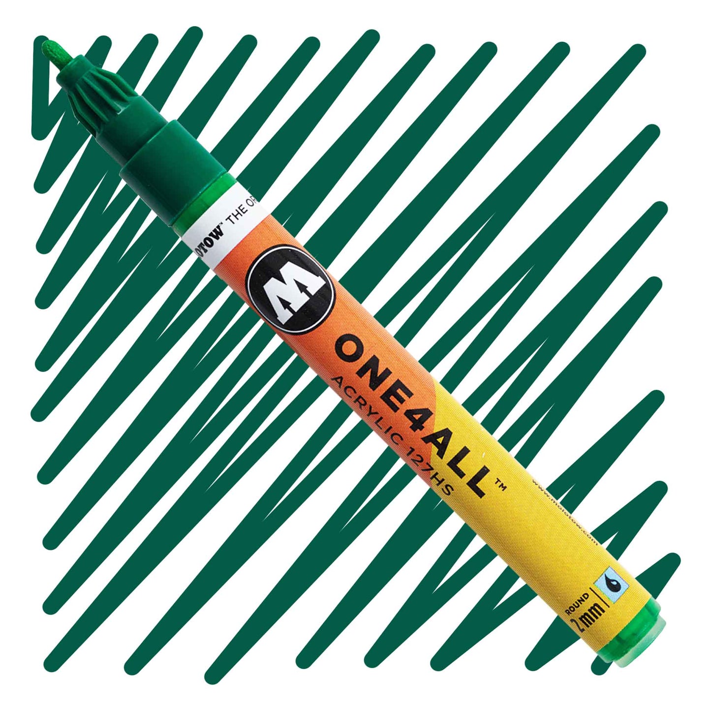 One4All Acrylic 127HS 2mm Round Mr. Green Paint marker