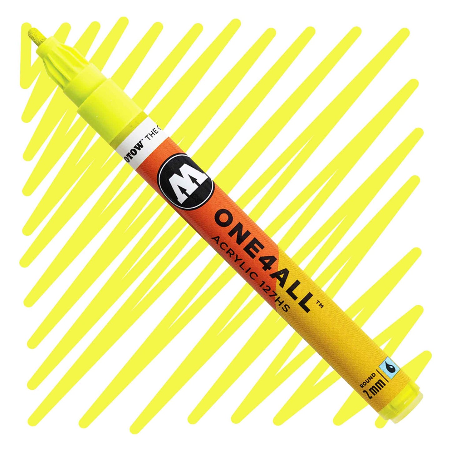 One4All Acrylic 127HS 2mm Round Poison green Paint marker