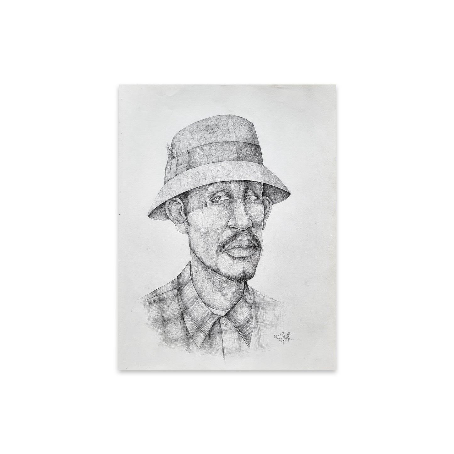 Orignal drawing artwork by street artist OG Chino for art collectors