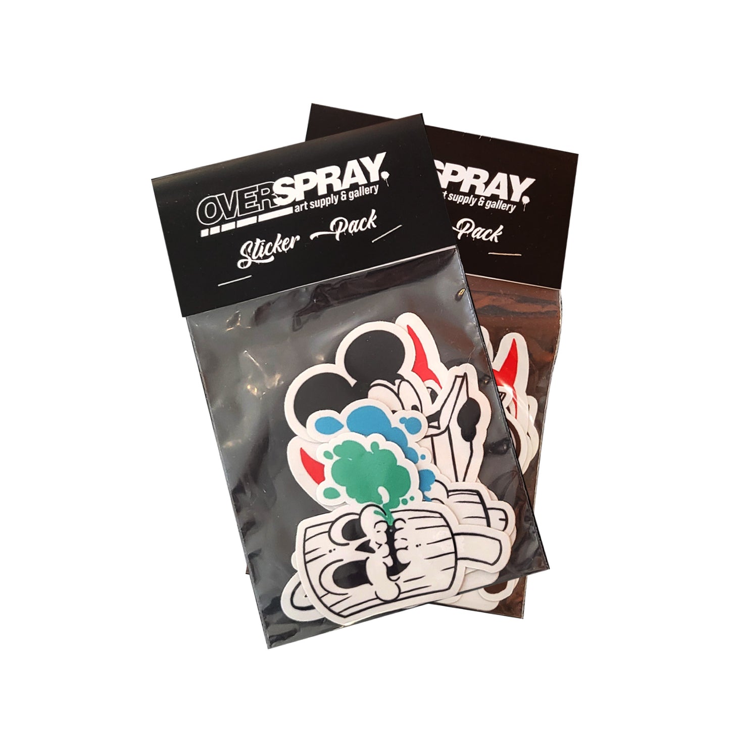 Overspray Sticker Packs