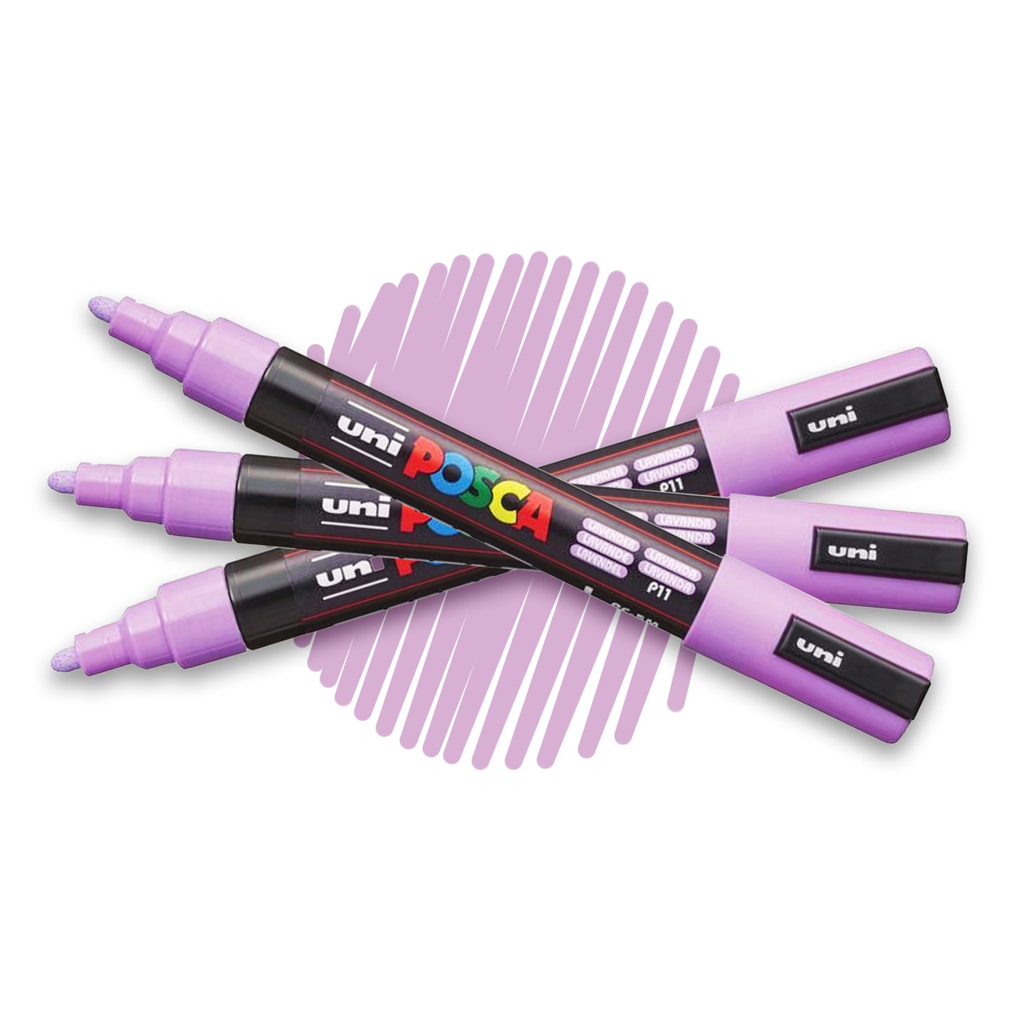 POSCA 5M artist water-based paint marker in lavander