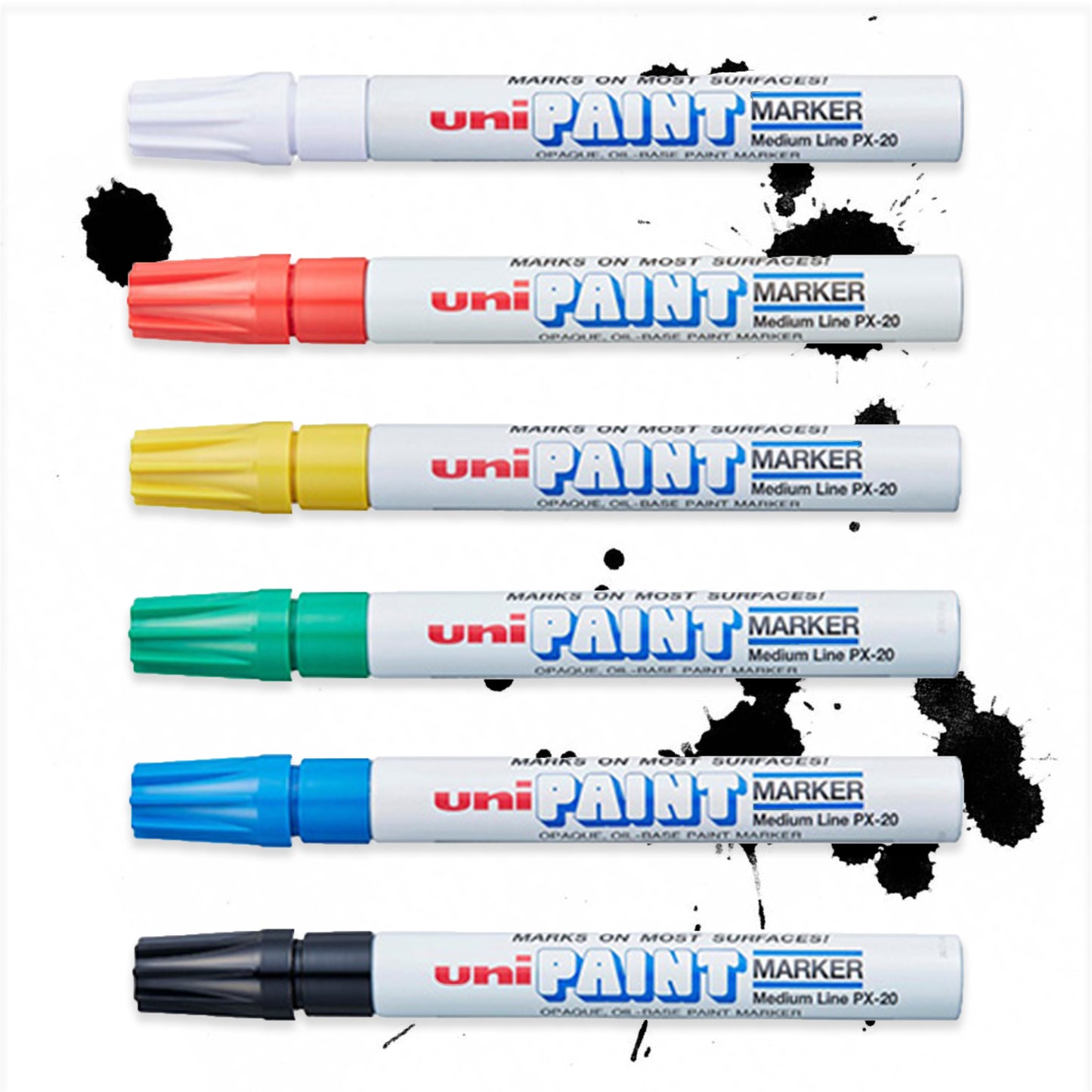 Uni industrial, oil based, art paint marker px-20