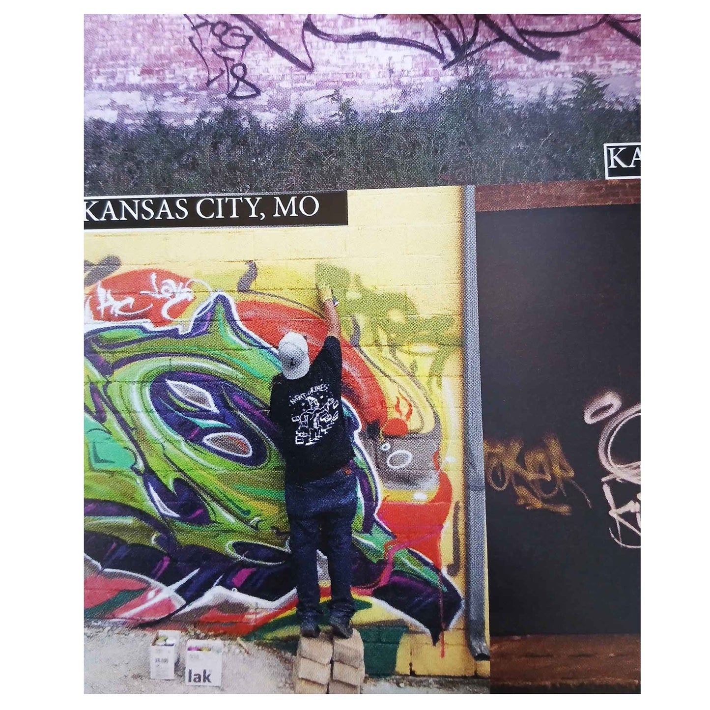 Page in Elevate magazine issue #2 displaying artist "versus kog"