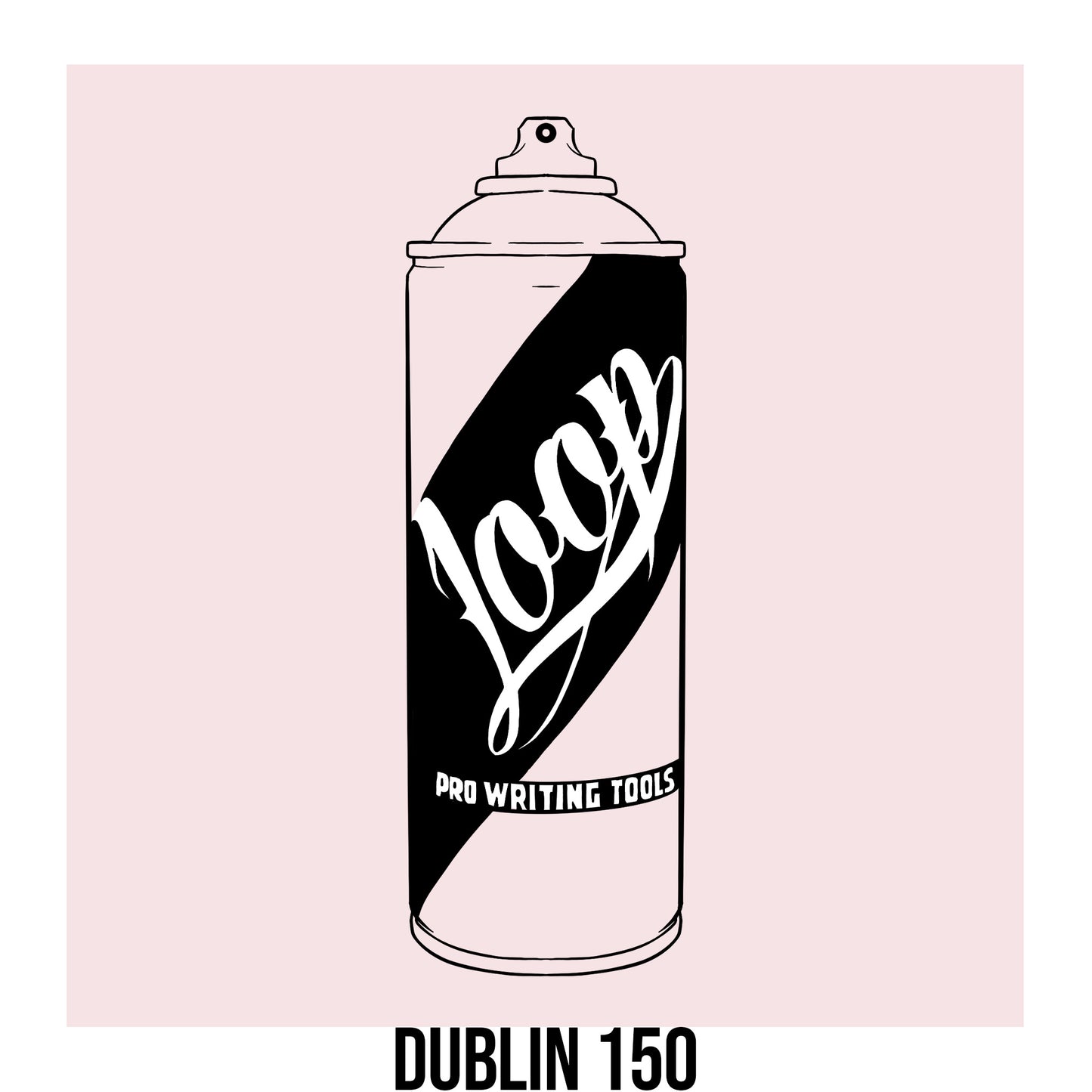 Loop Colors brand spray paint can in color Dublin light powder pink