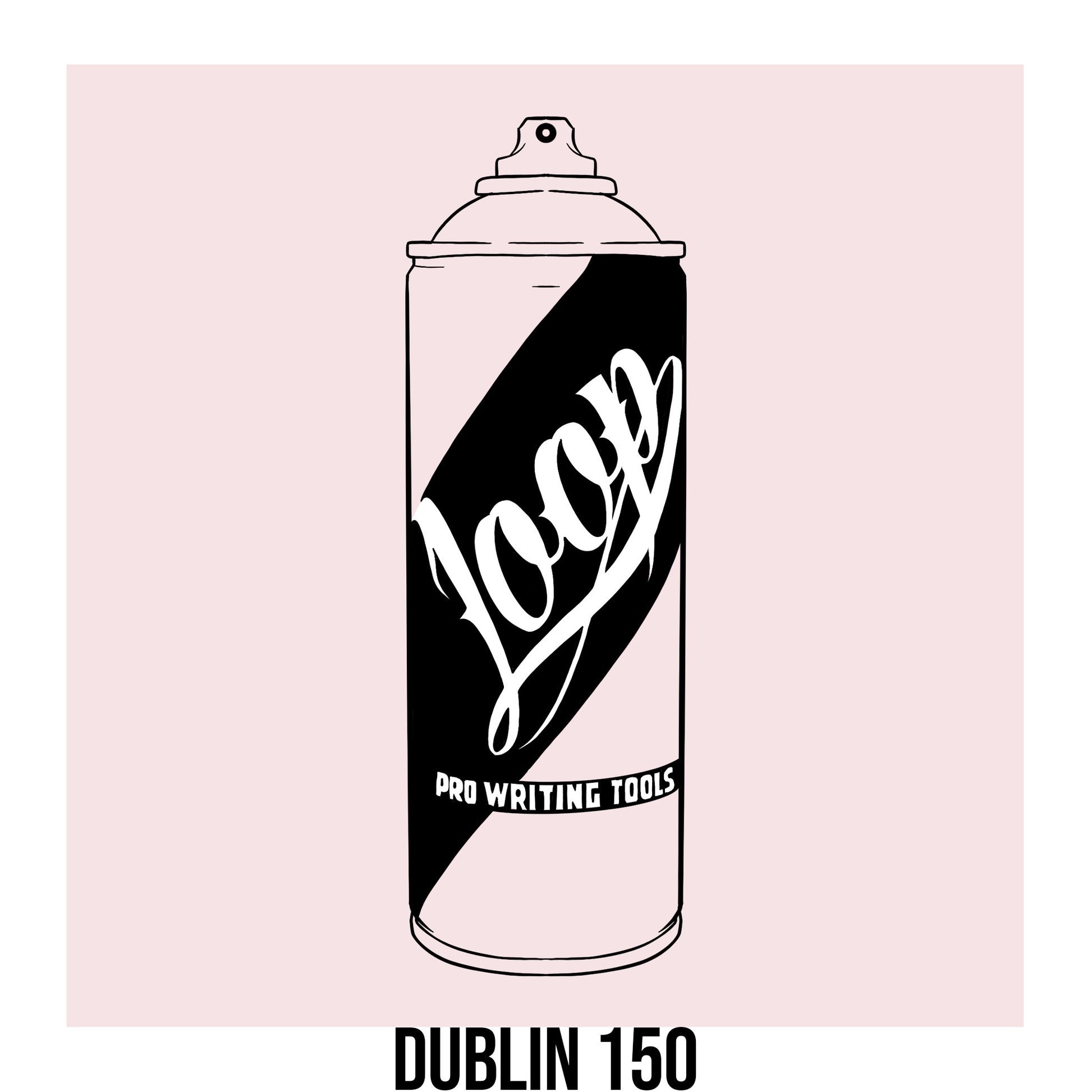 Loop Colors brand spray paint can in color Dublin light powder pink