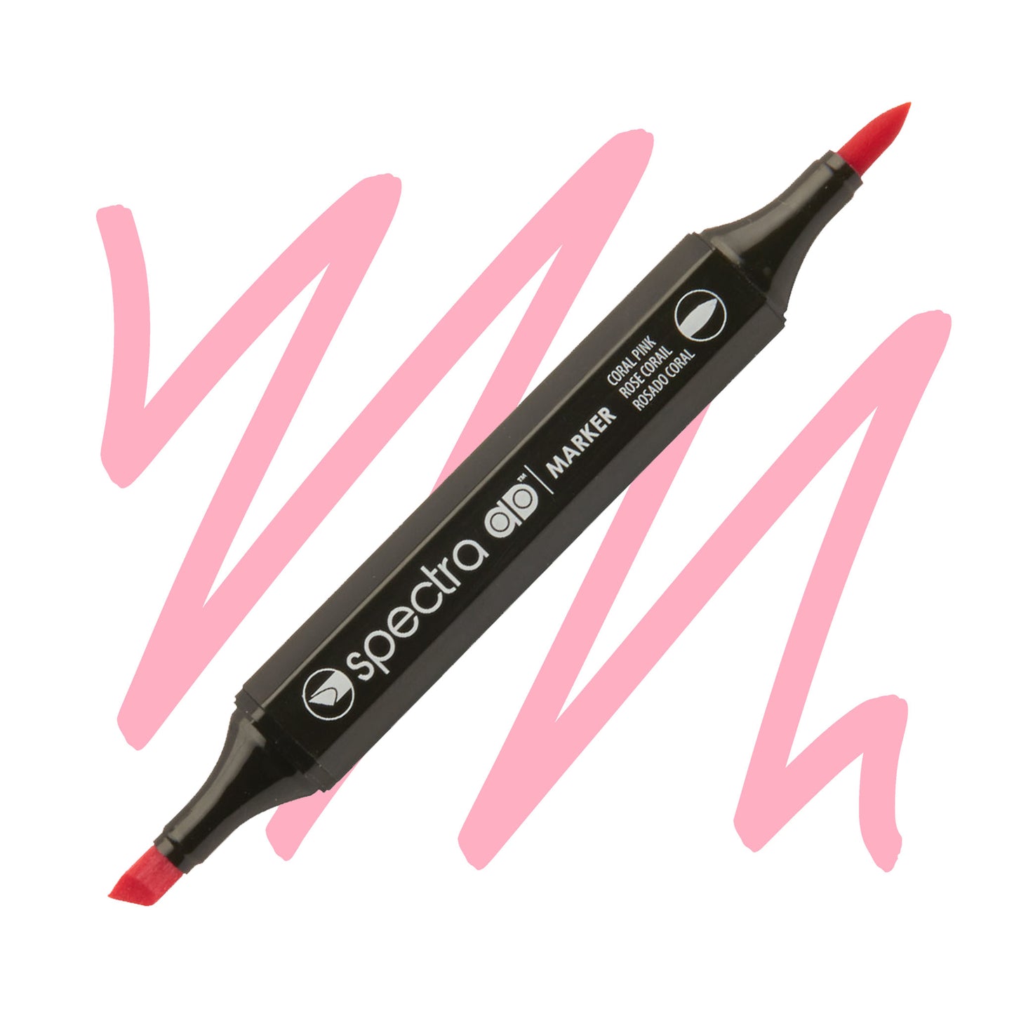 double ended Coral Pink Spectra marker