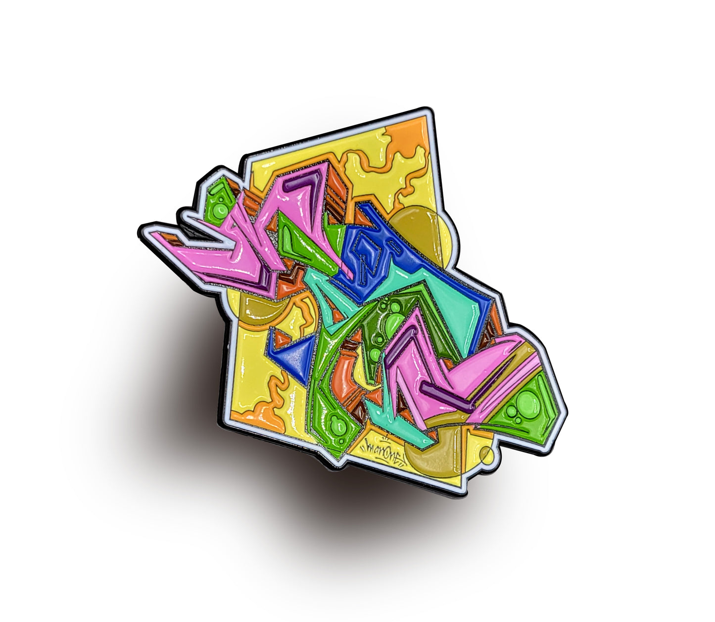 Downward Man Pin