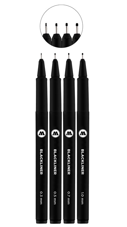 Molotow Blackliner 4pc