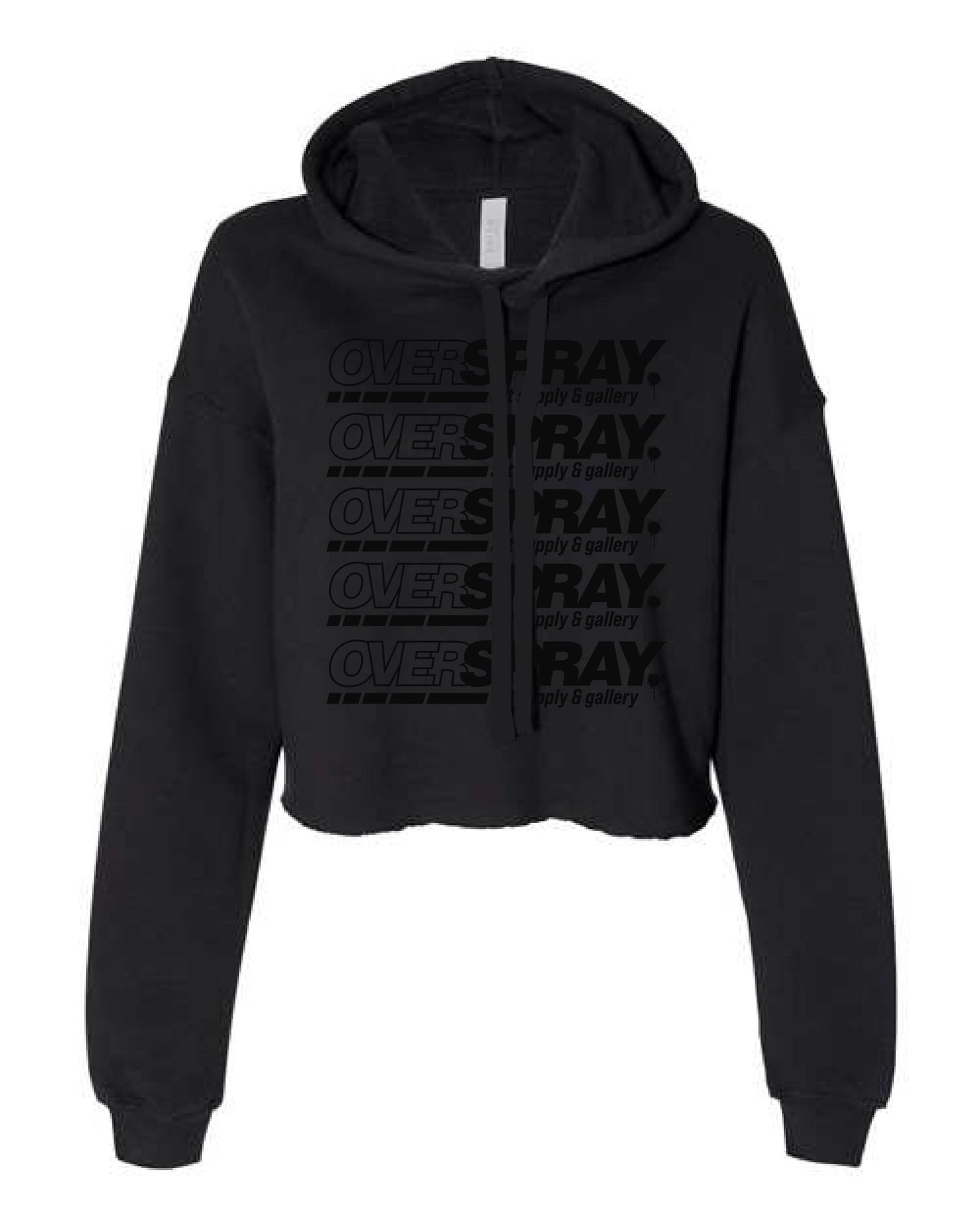 Overspray Cropped Hoodie