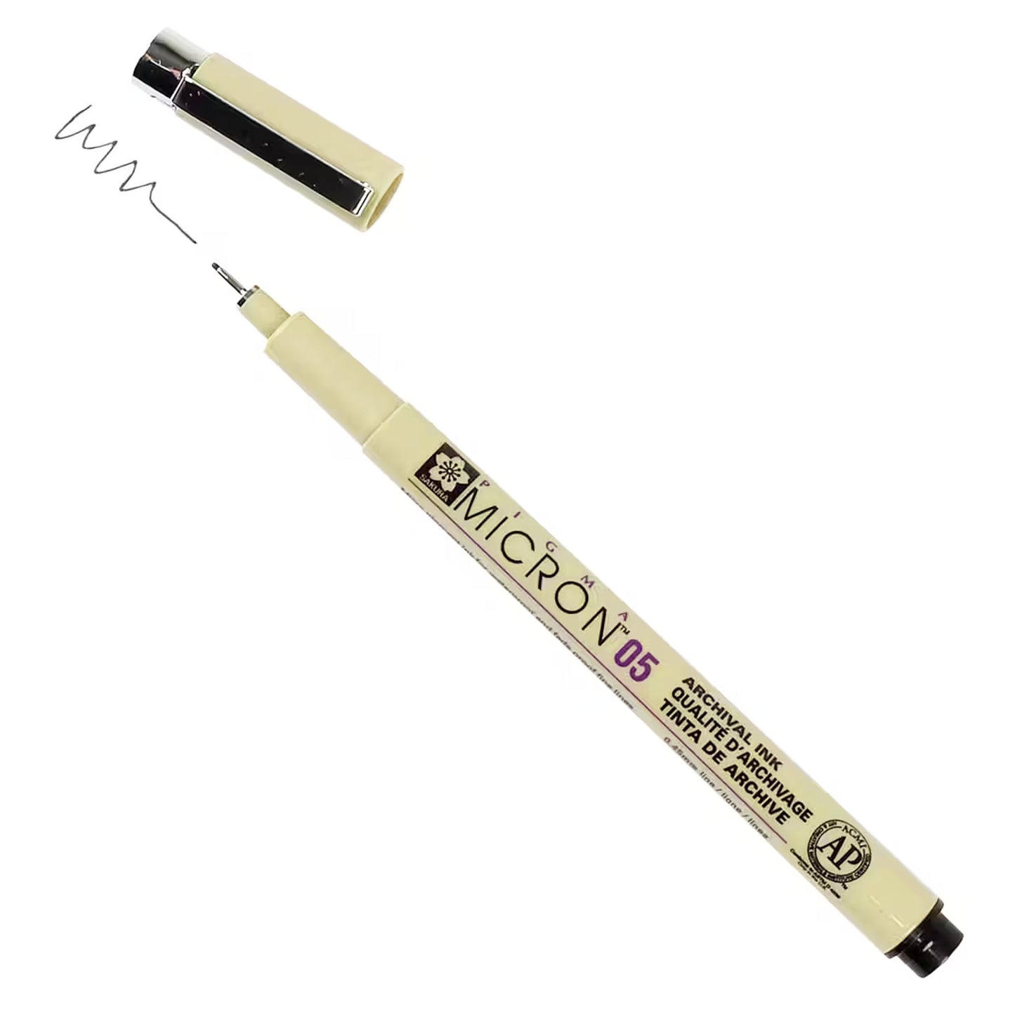 05 black sakura micron fine line pen
