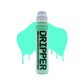 Pastel Green mop container with white cap and the word "Dripper" written on the face in a bold black font. The mop is positioned in front of a white background with drips that match the pastel green color of the mop.