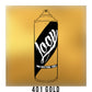 A black outline drawing of a gold gradient spray paint can with the word "Loop" written on the face in script. The background is a color swatch of the same gold gradient with a white border with the words "401 Gold" at the bottom.